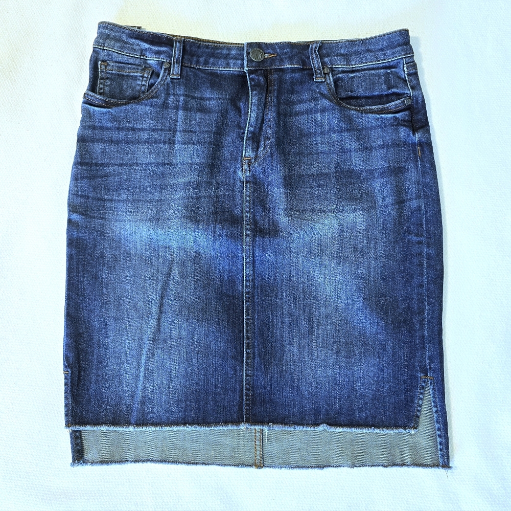 Kut from the Kloth Denim Skirt